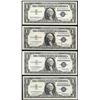 Image 1 : Lot of (4) 1935 & 1957 $1 Silver Certificate Notes