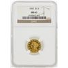 Image 1 : 1902 $2 1/2 Liberty Head Quarter Eagle Gold Coin NGC MS63