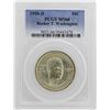 Image 1 : 1950-D Booker T Washington Centennial Commemorative Half Dollar Coin PCGS MS66