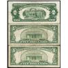 Image 2 : Lot of 1928 $2 & (2) 1928 $5 Legal Tender Notes