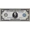 Image 1 : 1914 $10 Federal Reserve Note Blue Seal