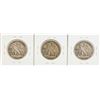 Image 2 : Lot of (3) 1921/D/S Walking Liberty Half Dollar Coins