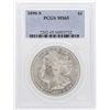 Image 1 : 1890-S $1 Morgan Silver Dollar Coin PCGS MS65