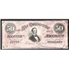 Image 1 : 1864 $50 The Confederate States of America Note