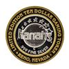 Image 2 : .999 Fine Silver Harrah's Reno, Nevada $10 Casino Limted Edition Gaming Token