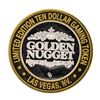 Image 2 : .999 Silver Golden Nugget Las Vegas $10 Casino Limited Edition Gaming Token