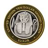 Image 1 : .999 Silver Luxor Las Vegas Nevada $10 Casino Limited Edition Gaming Token