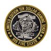 Image 2 : .999 Silver Whiskey Petes Casino Jean, Nevada $10 Limited Edition Gaming Token