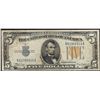 Image 1 : 1934A $5 North Africa Silver Certificate WWII Emergency Note