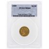 Image 1 : 1909 $2 1/2 Indian Head Quarter Eagle Gold Coin PCGS MS64