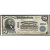 Image 1 : 1902 PB $20 Greensboro North Carolina National Currency Note