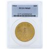 Image 1 : 1924 $20 St. Gaudens Double Eagle Gold Coin PCGS MS65