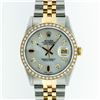 Image 1 : Rolex Mens Two Tone 14KT Yellow Gold Ruby and Diamond Datejust Wristwatch