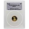 Image 1 : 1988-P $5 American Gold Eagle Proof Coin PCGS PR69DCAM