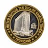 Image 1 : .999 Fine Silver Tropicana Las Vegas $10 Casino Limted Edition Gaming Token