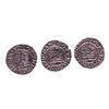 Image 2 : Lot of (3) 1540-1590 KB Hungary Ferdinand I - Madonna & Child Silver Denar Coins