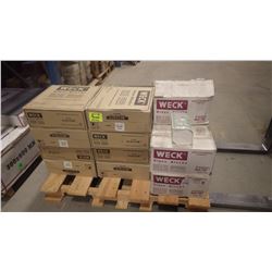 ASSORTMENT OF GLASS BLOCK - 8" X 8" END BLOCK (20 PCS); 8" X 3" CORNER BLOCK (28 PCS); 6" X 8" BLOCK