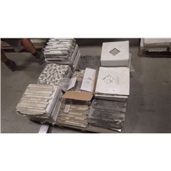 ASSORTMENT OF STONE WALL MOSAICS AND STONE/GLASS WALL MOSAIC