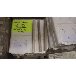 3/4" X 12" X 3/4" NEW PENCIL LINER POLISHED TRAVERTINE, 47 PCS