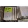 Image 1 : 3/4" X 12" X 3/4" NEW PENCIL LINER POLISHED TRAVERTINE, 47 PCS