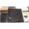 Image 1 : 12" X 12" BLACK LIMESTONE MOSAIC POLISHED 1" X 1", 1"  2", 57 PCS