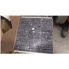 Image 1 : 12" X 12" BLACK LIMESTONE MOSAIC POLISHED 1" X 1", 1"  2", 57 PCS