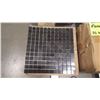Image 1 : 12" X 12" BLACK LIMESTONE MOSAIC POLISHED 1" X 1", 50 PCS