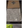 Image 1 : 12" X 12" WHITE WOOD RIDGE MOSAIC POLISHED 1" X 1", 50 PCS