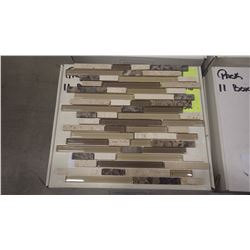 12" X 12" GLASS MOSAIC - EG - 351, 66 PCS