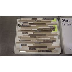 12" X 12" GLASS MOSAIC - EG - 351, 66 PCS