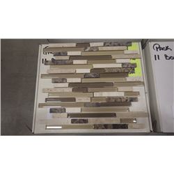 12" X 12" GLASS MOSAIC - EG - 351, 66 PCS