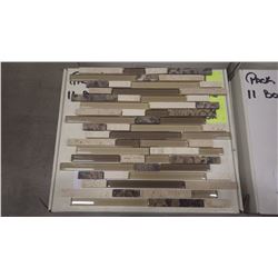 12" X 12" GLASS MOSAIC - EG - 351, 66 PCS