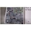 Image 1 : 12" X 12" HAND PAINTED GLASS MOSAIC POLISHED, 54 PCS