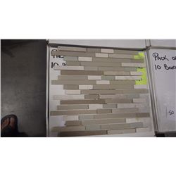 12" X 12" GLASS MOSAIC - DM - 004, 60 PCS