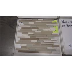12" X 12" GLASS MOSAIC - DM - 004, 60 PCS