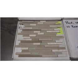 12" X 12" GLASS MOSAIC - DM - 004, 60 PCS