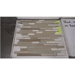 12" X 12" GLASS MOSAIC - DM - 004, 60 PCS