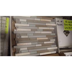 12" X 12" GLASS MOSAIC - DM - 005, 60 PCS