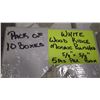 Image 2 : 12" X 12" WHITE WOODRIDGE MOSAIC POLISHED 5/8" X 5/8", 50 PCS