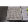 Image 1 : 12" X 12" WHITE WOODRIDGE MOSAIC POLISHED 5/8" X 5/8", 35 PCS