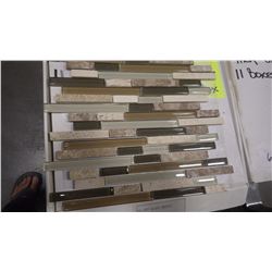 12" X 12" GLASS MOSAIC EG-352, 66 PIECES