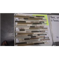 12" X 12" GLASS MOSAIC EG-352, 66 PIECES