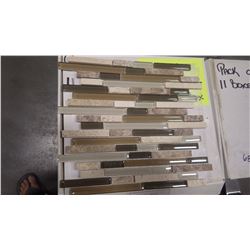 12" X 12" GLASS MOSAIC EG-352, 72 PIECES