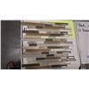 Image 1 : 12" X 12" GLASS MOSAIC EG-352, 72 PIECES