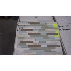 12" X 12" GLASS MOSAIC DM-005, 66 PCS