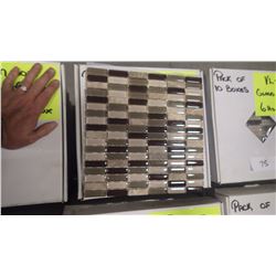 12" X 12" GLASS MOSAIC VL-002/PM, 60 PCS