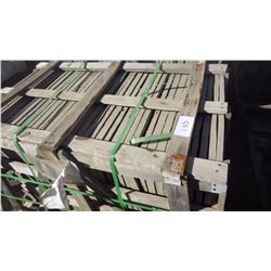 12" X 24" X 1" MULTICOLOUR PAVERS, 75 PCS