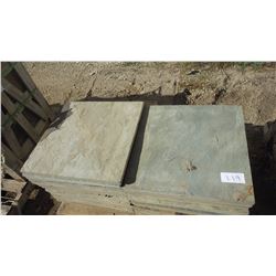 12" X 24" X 1" MULTICOLOUR PAVERS, 34 PCS