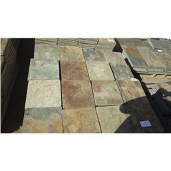 12" X 12" X 1" MULTICOLOUR PAVERS, 171 PCS