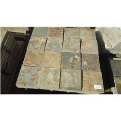 12" X 12" X 1" MULTICOLOUR PAVERS, 163 PCS